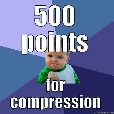 compression points - 500 POINTS FOR COMPRESSION Success Kid