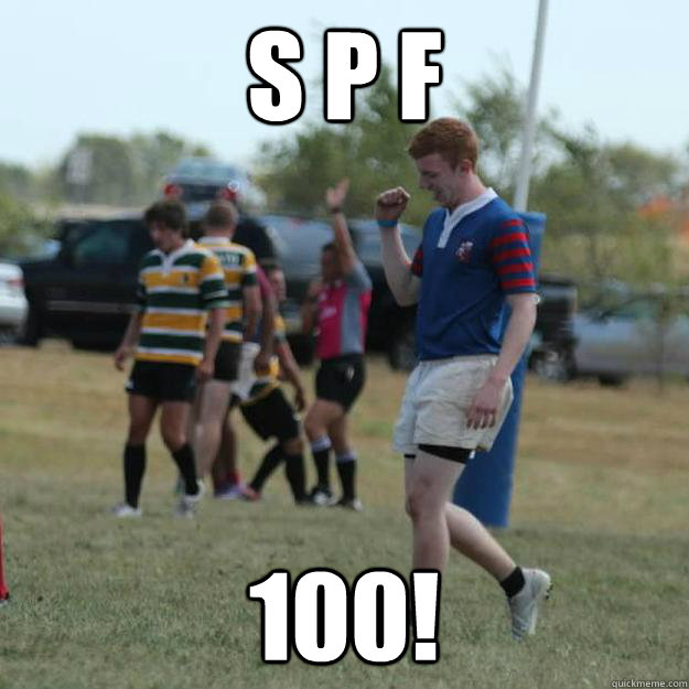 s p f 100!  Success Ginger