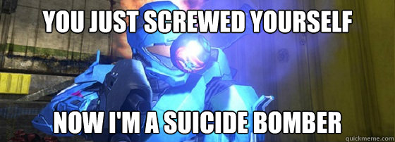 You just screwed yourself Now I'm a suicide bomber  - You just screwed yourself Now I'm a suicide bomber   Misc