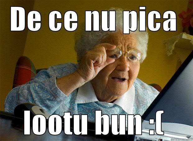 DE CE NU PICA LOOTU BUN :( Grandma finds the Internet