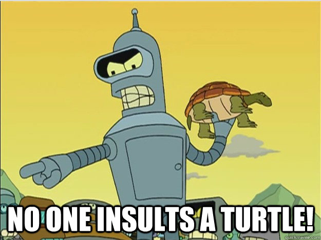  no one insults a turtle! -  no one insults a turtle!  Misc
