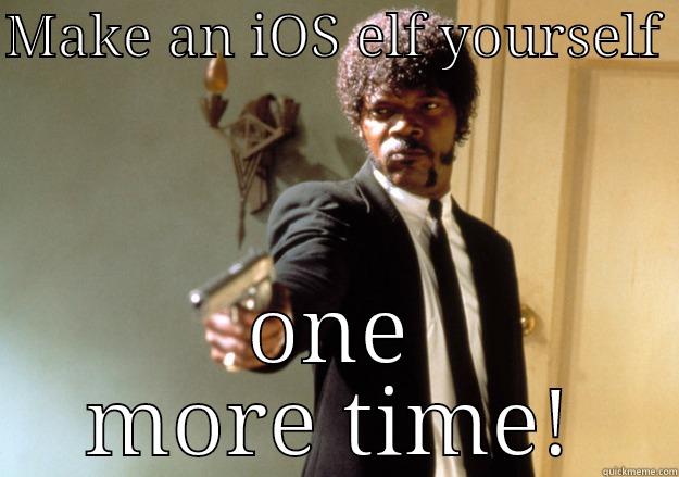 MAKE AN IOS ELF YOURSELF  ONE MORE TIME! Samuel L Jackson