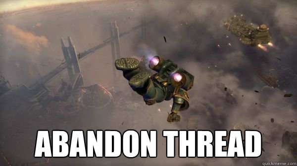  Abandon thread  Abandon thread