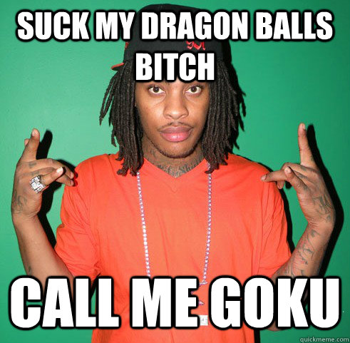 suck my dragon balls bitch call me goku - suck my dragon balls bitch call me goku  wakaflock