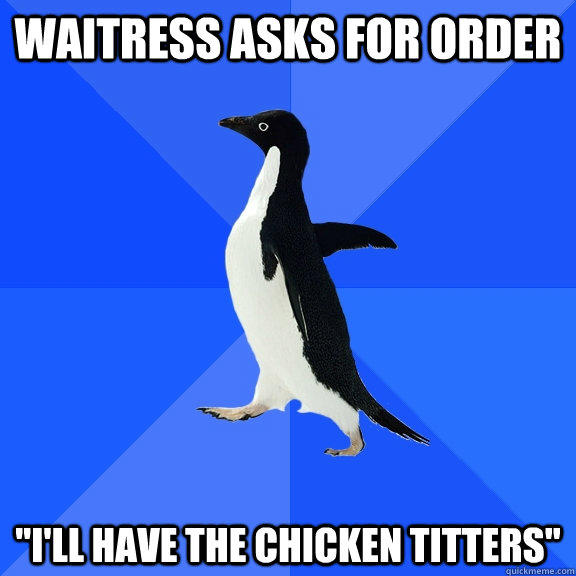 Waitress asks for order 