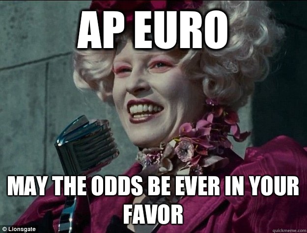 Ap Euro May the odds be Ever in your Favor  Hunger Games Odds