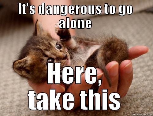 IT'S DANGEROUS TO GO ALONE HERE, TAKE THIS Misc