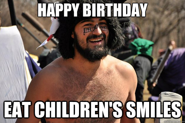 Happy Birthday Eat children's smiles  Happy birthday