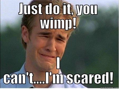 JUST DO IT, YOU WIMP! I CAN'T....I'M SCARED! 1990s Problems