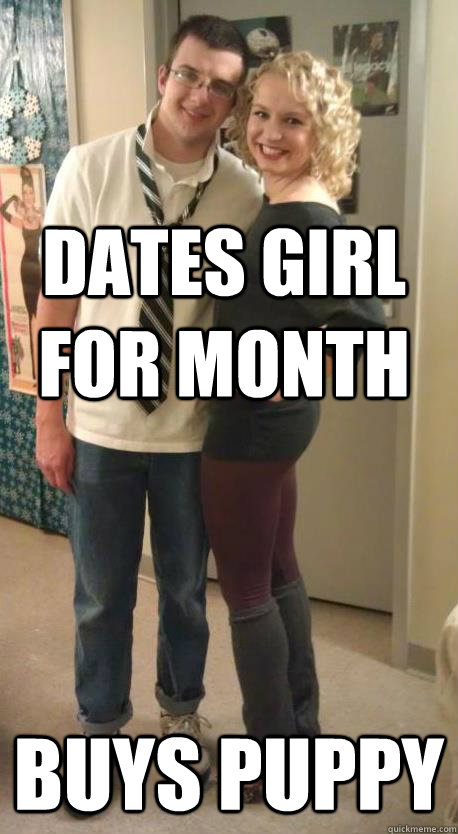 Dates girl for month Buys puppy  whipped boyfriend