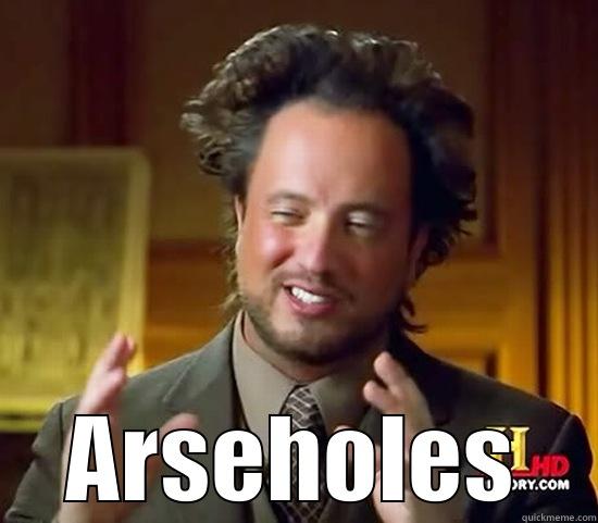 Ancient Aliens - Arseholes -  ARSEHOLES Ancient Aliens