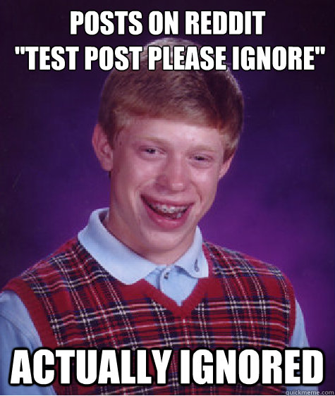 Posts on reddit
 