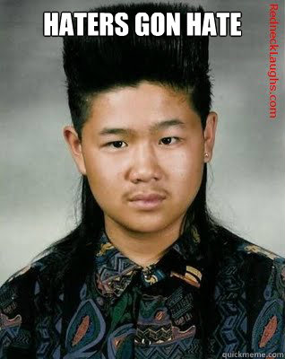 HATERS GON HATE  - HATERS GON HATE   Asian Mullet