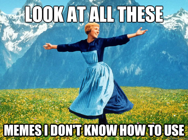 Look at all these Memes i don't know how to use  Sound of Music- Election