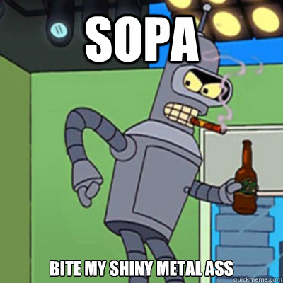 sopa Bite my shiny metal ass  