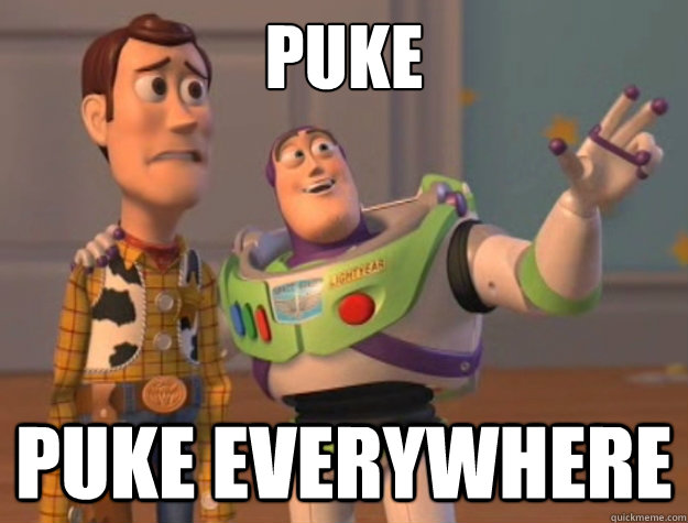 Puke Puke Everywhere  Buzz Lightyear