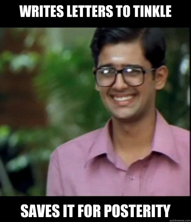writes letters to tinkle Saves it for posterity  Smart Iyer boy