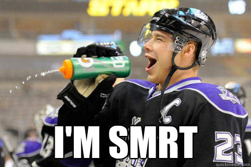  I'm SMRT -  I'm SMRT  Dustin Brown as The Ringer