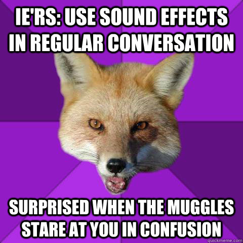 ie rs use sound