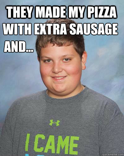 They made my pizza With extra sausage And... - They made my pizza With extra sausage And...  Misc