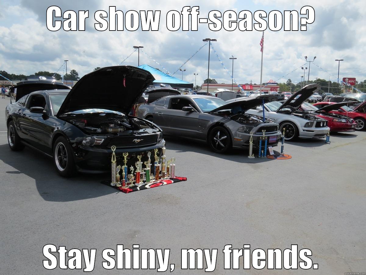 Stay shiny - CAR SHOW OFF-SEASON? STAY SHINY, MY FRIENDS. Misc