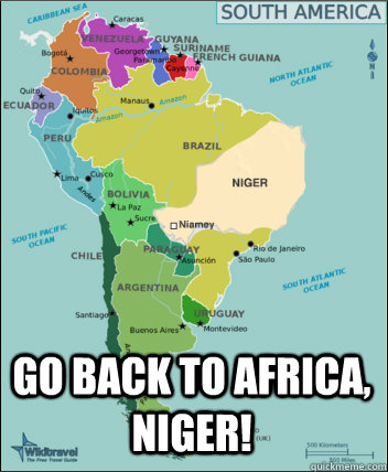 Go back to africa, niger!  - Go back to africa, niger!   Misc