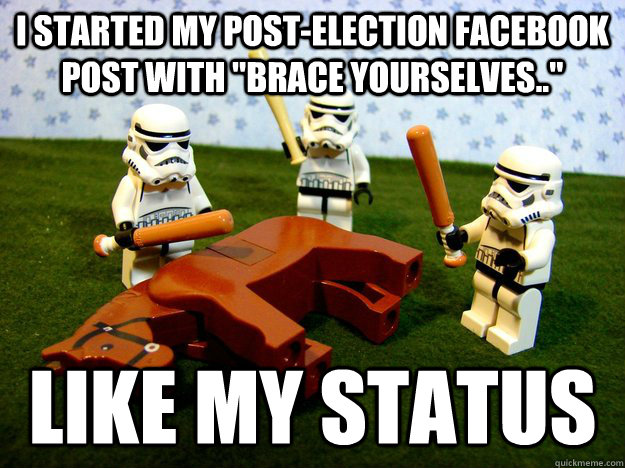 i started my post-election facebook post with 