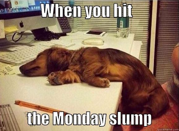 Slump Dog -              WHEN YOU HIT                          THE MONDAY SLUMP         Misc