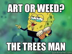 ART or weed? the trees man  