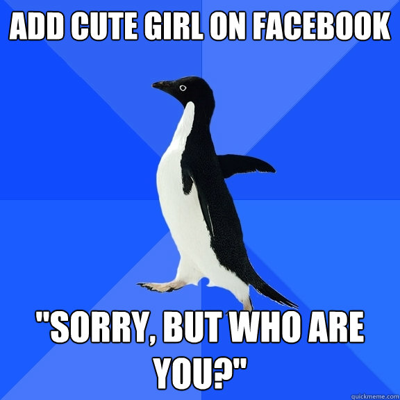 add cute girl on facebook 