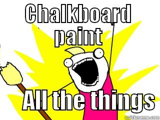 CHALKBOARD PAINT       ALL THE THINGS All The Things