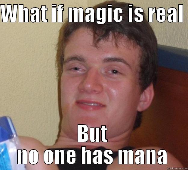 WHAT IF MAGIC IS REAL  BUT NO ONE HAS MANA 10 Guy