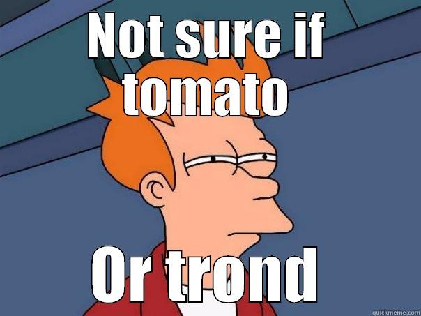 NOT SURE IF TOMATO OR TROND Futurama Fry