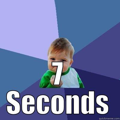  7 SECONDS Success Kid