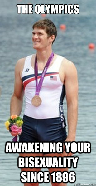 The Olympics Awakening your bisexuality since 1896  Good Guy Rummel
