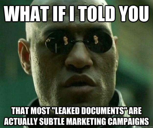 What if i told you that most 