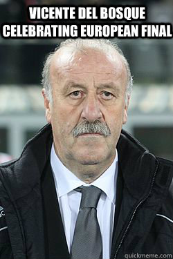 Vicente Del Bosque Celebrating European Final - Vicente Del Bosque Celebrating European Final  Misc