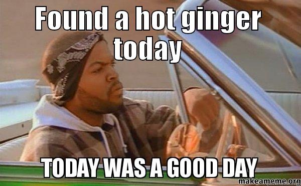 FOUND A HOT GINGER TODAY  Misc