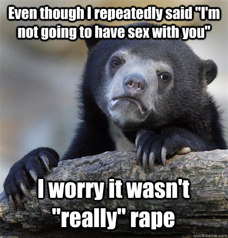 Even though I repeatedly said 