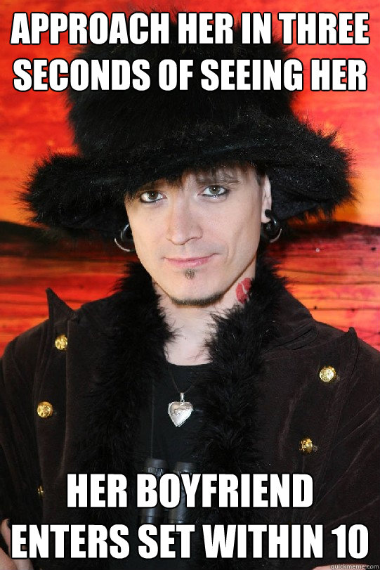 approach her in three seconds of seeing her Her Boyfriend enters set within 10  Lolgame