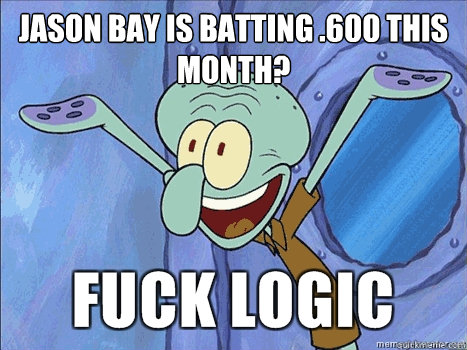 Jason Bay is batting .600 this Month?  - Jason Bay is batting .600 this Month?   Misc