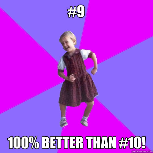 #9 100% Better Than #10!  Socially awesome kindergartener