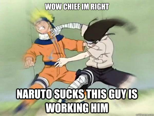 wow chief im right Naruto sucks this guy is working him  Neji The Legend Of Korra