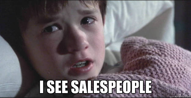  I SEE SALESPEOPLE  