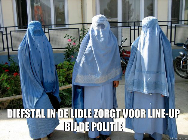 diefstal in de Lidle zorgt voor line-up bij de politie  