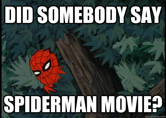 Did somebody say spiderman movie?  60s Spiderman