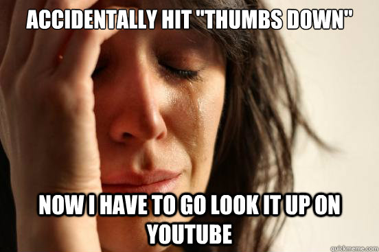 accidentally hit 