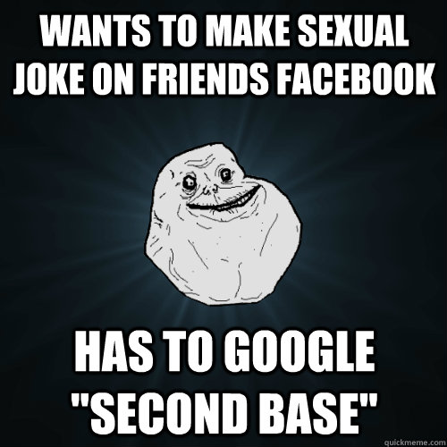 wants to make sexual joke on friends facebook has to google 