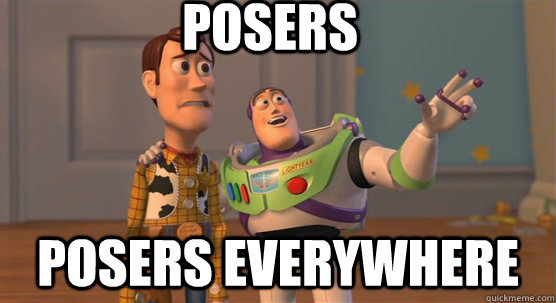 POSERS POSERS EVERYWHERE  Toy Story Everywhere