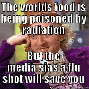 THE WORLDS FOOD IS BEING POISONED BY RADIATION BUT THE MEDIA SIAS A FLU SHOT WILL SAVE YOU Condescending Wonka